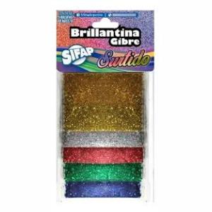 BRILLANTINA SIFAP GIBRE SURTIDO 5 PAQ 4GRS
