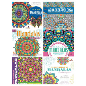 MANDALAS 21X23 CM 12 PAGINAS