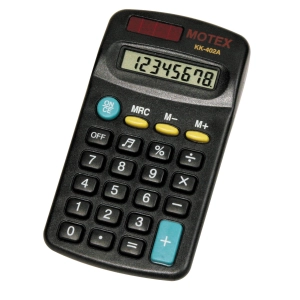 CALCULADORA MOTEX BOLSILLO 402A-8dig.