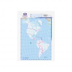 MAPA N6 X25 AMERICA POLITICO