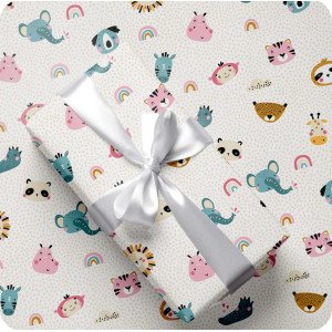 PAPEL REGALO 65X95 70 GRS ANIMALITOS  X20