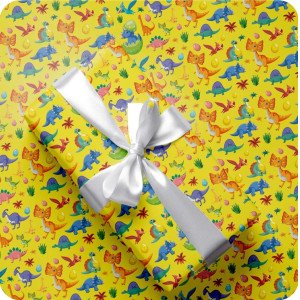 PAPEL REGALO 65X95 70 GRS DINOS X20