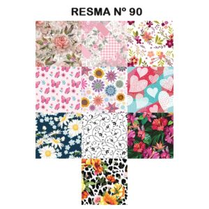 PAPEL REGALO 70X100 X50 RESMA 90 MUJER