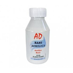 BASE ACRILICA AD 100ML BLANCO TITANIO