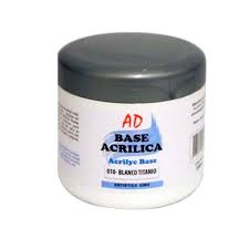 BASE ACRILICA AD 200ML BLANCO TITANIO