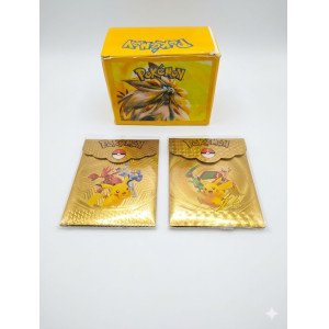 CARTA EXTENSION POKEMON DORADA 10 PCS SOBRE