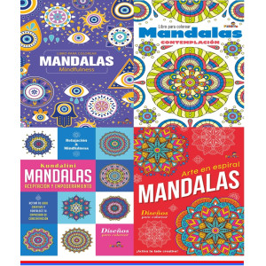 MANDALAS 20X28 CM 16 PAGINAS 4 T.