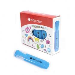 RESALTADOR SKYCOLOR CHATO FLUOR CELESTE         X