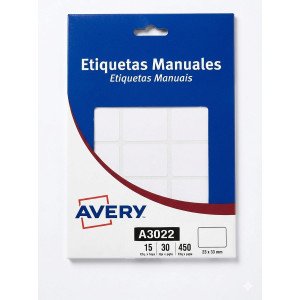 ETIQUETA AUTOADHESIVA AVERY 3022 X30H 23X33