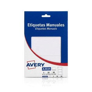 ETIQUETA AUTOADHESIVA AVERY 3035 X30H 75 X 50