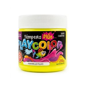 TEMPERA 250GRS PLAYCOLOR FLUO AMARILLO