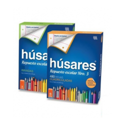 REP. HUSARES N3 90 GRS 480 HJS CUADRICULADO