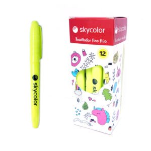 RESALTADOR SKYCOLOR FINO FLUO AMARILLO         X