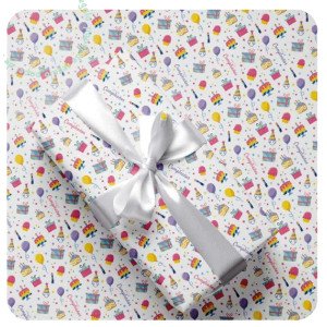 PAPEL REGALO 70X1 MTR 90 G ILUS. FELIZ CUMPLE