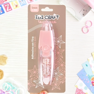 CINTA ADHESIVA DOBLE FAZ 5mm * 3mts RETRACTIL