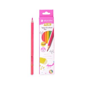 LAPIZ SKYCOLOR X6 LARGO FLUOR