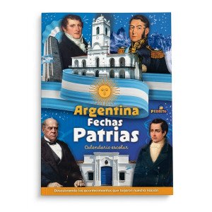 LIBRO FECHAS PATRIAS 20X28 CM 32 PAGINAS