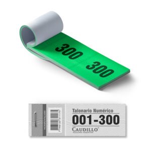 TALONARIO NUMERICO CAUDILLO 1-300