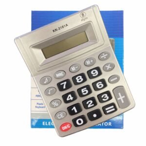 CALCULADORA MEDIANA 8 DIG KK-3181A 10X13X2,5 CM