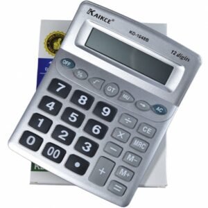 CALCULADORA 12 D GDE KK1048 16X21X4,5 CM