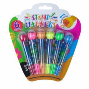 MARCADOR - C/ SELLO X 6 COLORES