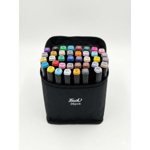 MARCADOR DOBLE PUNTA X36 ESTUCHE