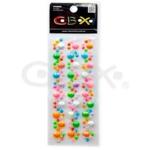 STICKERS CBX CON STRASS PERLA