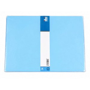 CARPETA A4 10 FOLIOS CELESTE PASTEL