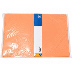 CARPETA A4 10 FOLIOS NARANJA PASTEL
