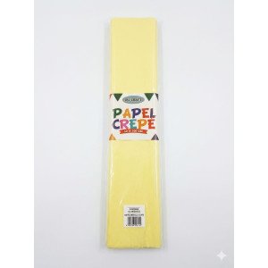 PAPEL CREPE AMARILLO CLARO X10