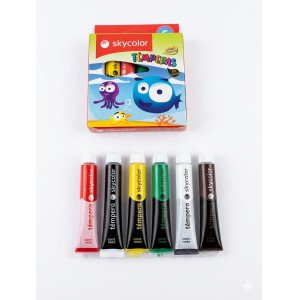 TEMPERA SKYCOLOR X6 SURTIDO