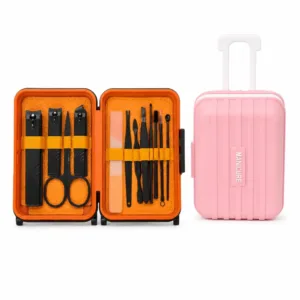 SET DE MANICURA E/ ESTUCHE VALIJA X12 E/ CJ ( D357