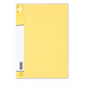 CARPETA A4 20 FOLIOS AMARILLO PASTEL