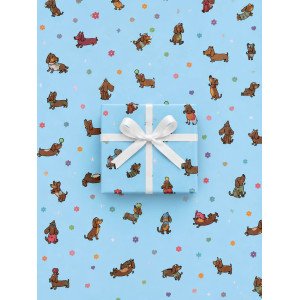 PAPEL REGALO 70X100 80 G ILUS. PERRITOS