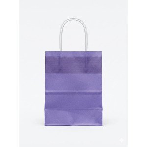 BOLSA PAPEL EKO 14X20X8 CM VIOLETA
