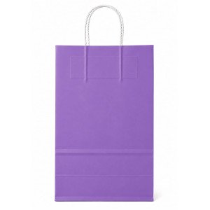 BOLSA PAPEL EKO 22X30X10 CM VIOLETA