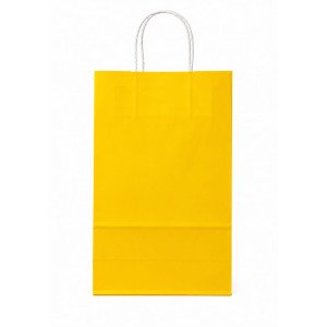 BOLSA PAPEL EKO 22X30X10 CM AMARILLO