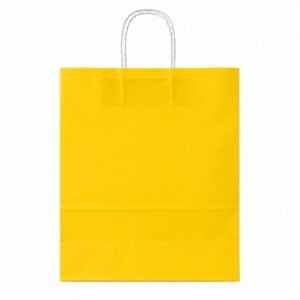 BOLSA PAPEL EKO 30X32X12 CM AMARILLO
