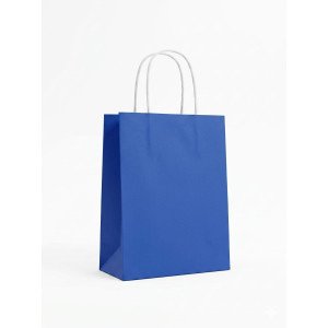 BOLSA PAPEL EKO 14X20X8 CM AZUL