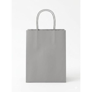 BOLSA PAPEL EKO 14X20X8 CM GRIS