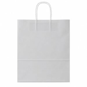 BOLSA PAPEL EKO 30X32X12 CM GRIS