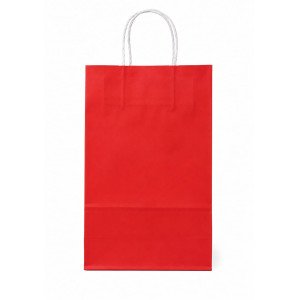 BOLSA PAPEL EKO 22X30X10 CM ROJO