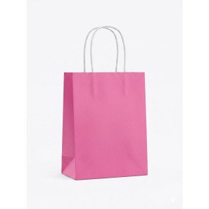 BOLSA PAPEL EKO 14X20X8 CM ROSA