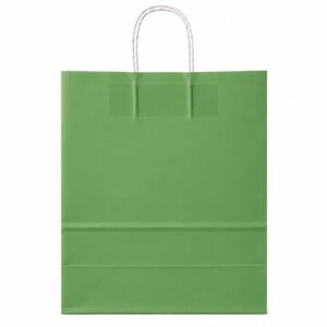 BOLSA PAPEL EKO 30X32X12 CM VERDE