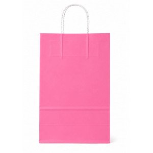 BOLSA PAPEL EKO 22X30X10 CM ROSA