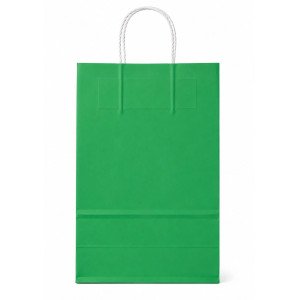 BOLSA PAPEL EKO 22X30X10 CM VERDE