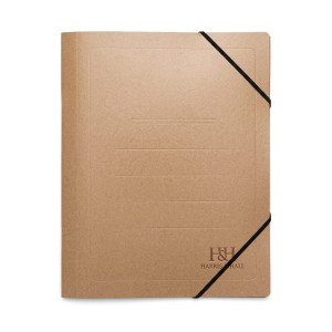 CARPETA PRESSPHAN 3SOL.C/ELAST MARRON A4 P01A