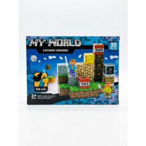 CUBO IMANTADO MINECRAFT EN CAJA x32 PCS