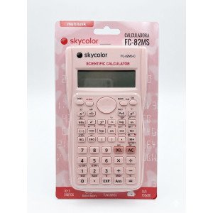 CALCULADORA SKYCOLOR CIENTIFICA ROSA PASTEL