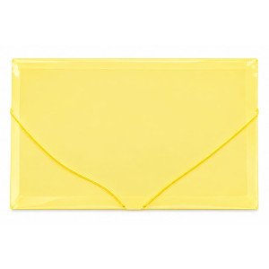 CARPETA N5 C/ELAST. TRANSP. AMARILLO